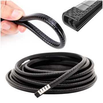 Прокладка do двері крайова армована універсальний захист краю 10m фото №1