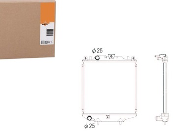 Радиаторов двигателя nrf 1770078b10 1770060d40 17700m фото №1