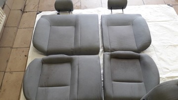 Сиденья диван seat ibiza 6l 3d 2002-2009 комплект bez сиденья водителя фото №1