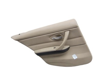 Bmw e90 2005-2010 боковина двері лівий задній зад шкіра оббивка двері бежевий фото №1