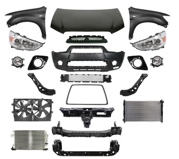Mitsubishi asx 10-13 перед капот бампер pas лампа фото №1