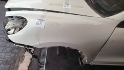 Крило лівий перед lr9a porsche cayenne ii 7p5 92a фото №1