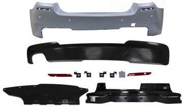 Bmw 5 f10 м-пакет бампер зад задний 2010-2016 фото №1