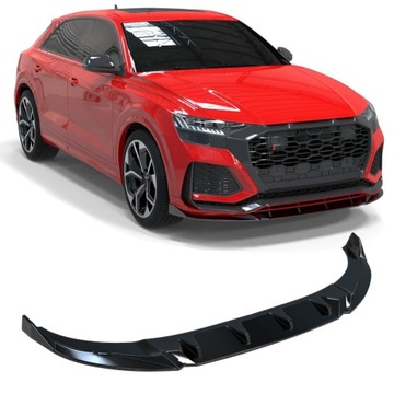 Спойлер бампера спліттер накладка перед aero audi rsq8 mk1 2020-2024 нова фото №1