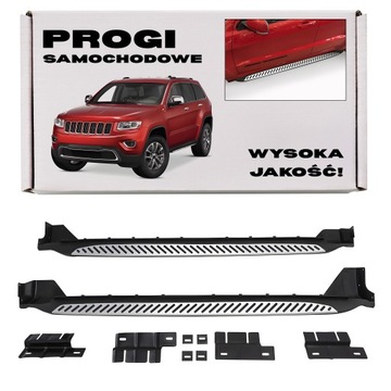 Jeep grand cherokee iv wk2 2010-2021 градуси бічні пороги + гвинти фото №1