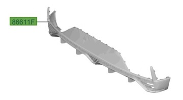 Hyundai i20 n 2021- бампер зад dół фото №1