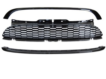 Решётка решётка радиатора mini cooper r56 r57 r55 06-09 глянец чёрный фото №1