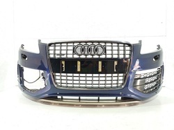 Audi q7 4l0 v12 w12 бампер перед переднє решітка радіатора решітка dół супер стан фото №1