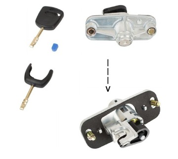 Замок багажника зад ford mondeo iii 2000-2007 фото №1