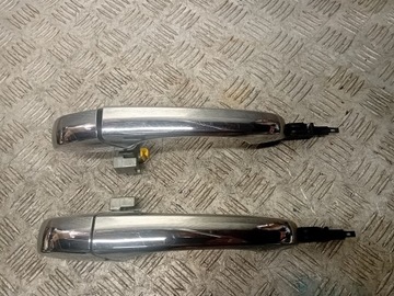 Jeep grand cherokee wk2 ручка левая правая зад хром фото №1