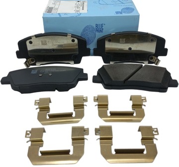 Блакитний print adg042191 набір гальмівні колодки гальмівних, гальма дискові фото №1