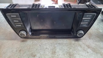 Навигация дисплей радио skoda fabia iii 6v0 фото №1