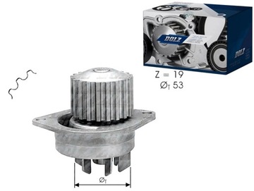 Насос води dolz 1201a2 120100000 1609417280 1201h4 фото №1