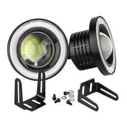 76mm 2w1 света led cob лампы drl дневные галоген xgetop 3 адаптер фото №1