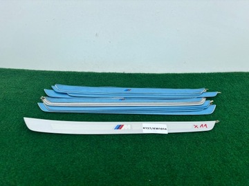 Планка пороговая внутренняя накладка bmw м-пакет e84 f30 48cm k137/kw1014 фото №1