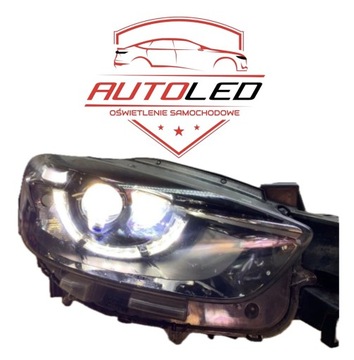 Mazda cx5 ka1l лампы перед правая полный led две линзы led 100% ka1l51030c фото №1