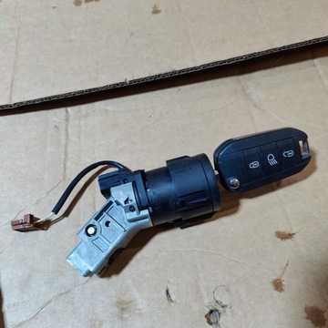 Citroen c3 iii рестайлинг замок зажигания ключ складной ключ фото №1