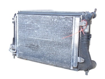 Інтеркулер комплект радіатор вентилятор skoda superb ii 3t 2.0 tdi 08- фото №1