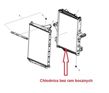 Радіаторів volvo fm ii / fmx ii oe: 21649619 / 22318830 нова!!! фото №1