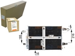 Behr hella конденсатор радіаторів кондиціонера mr5689 фото №1