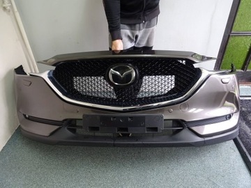 Mazda cx5 ii 17- бампер переднє комплектний 4pdc омивачі pod радар фото №1