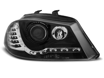Лампы seat ibiza 6l 02-08 чёрный led фото №1