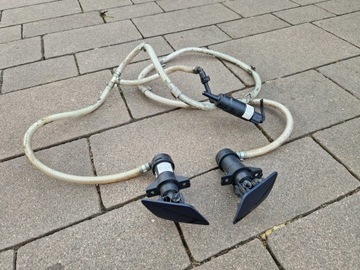 Audi a3 8p4 распылители лампа заглушки шланги помпа комплект фото №1