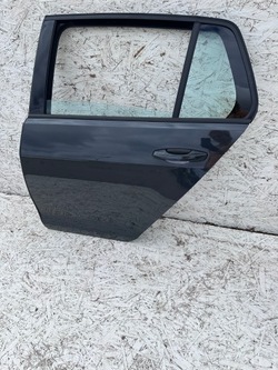 Golf vii рестайлинг 7,5 hb дверь левая задние зад серый li7f фото №1