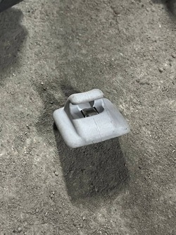 Тримач захисні накладки сонцезахисний люк berlingo 08- pa6gf15 фото №1