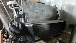 Комплект радиатор вентиляторы volvo v50 s40 рестайлинг wa фото №1