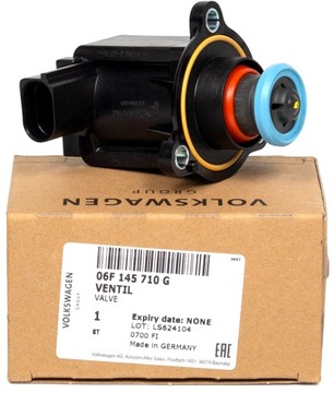 Клапан відсікаючий dv 1.8 2.0 tfsi 06f145710g фото №1
