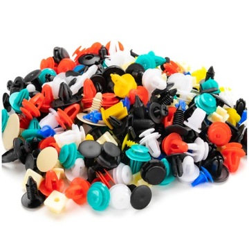 Набор универсальных клипсы клин автомобильных 200 szt фото №1