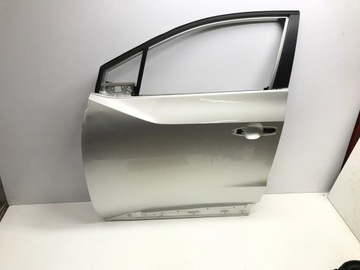 Toyota bz4x 2023 двері лівий перед передні колір 1j6 сріблясті сірий фото №1