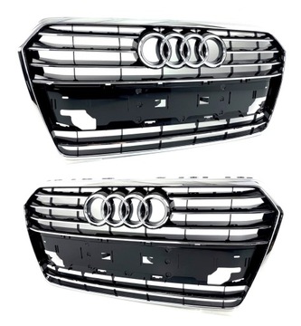 Audi a7 4g8 рестайлинг s-line 2014-2017 решётка радиатора решётка фото №1