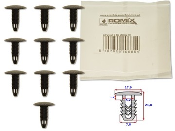 Toyota avensis t25 03- кліпса кліпса штифт обшивка дверей фото №1