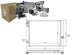 Радіаторів води bmw 5 525 i xdrive e60 фото №1