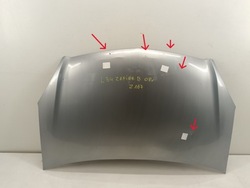 Капот крышка двигателя opel zafira b 05-11 z167 фото №1