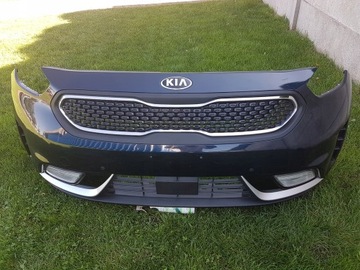 Kia niro i 16 бампер переднє перед комплектний b4u w колір pdc led фото №1