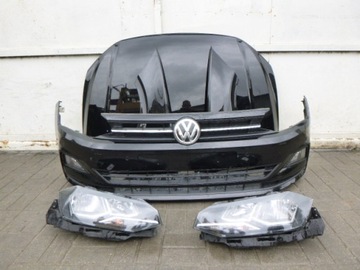 Vw polo vi перед капот бампер 4x pdc лампи фото №1