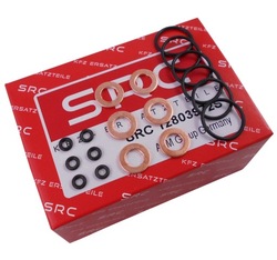 6x прокладка прокладка инжектора audi a4 b7 a6 c6 a8 vw touareg 3.0 tdi фото №1