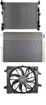 Комплект радіатор jeep grand cherokee wk2 3.6 v6 2016-2021 рестайлінг фото №1