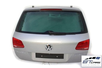 Vw touareg кришка багажника зад задня 7p колір: lb7w срібний tungsten срібний фото №1
