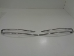Berlingo iii 4 рамка накладка левая правая хром led фото №1