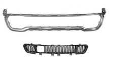 Jeep cherokee kl 14- рамка хром +решітка бампера фото №1