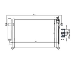 Радіаторів кондиціонера hyundai getz 02- 976061c200 фото №1