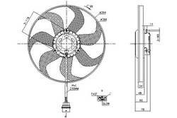 Nissens вентилятор радиатор seat cordoba 1.2 12v фото №1