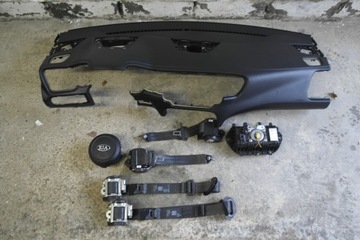 Kia ceed 3 iii подушка безопасности ремни панель консоль pulpit капот полка pas фото №1