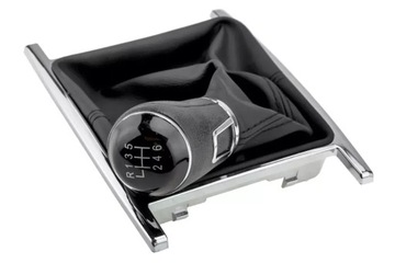 Vw amarok 10- ручка чехол изменения коробки передач 6b хром фото №1