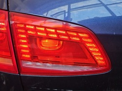 Лампа зад левая vw passat b7 kalpy led универсал 10-14 фото №1