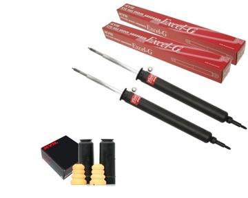 Kyb 2x амортизатори + захисні накладки i відбійники bmw x1 e84 зад фото №1